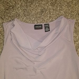 Lavender tank top blouse